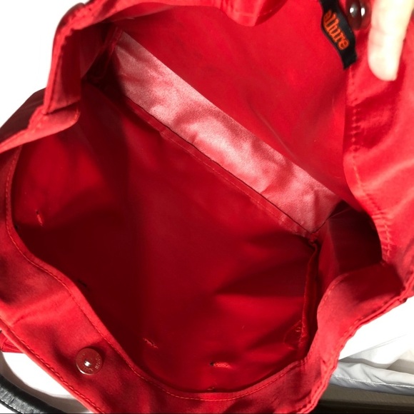 Allure Red Belted Front Tote Bag with Mini Bag - Picture 6 of 8